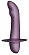 Фиолетовый вибратор для G-стимуляции Tickety-Boo - 11 см.